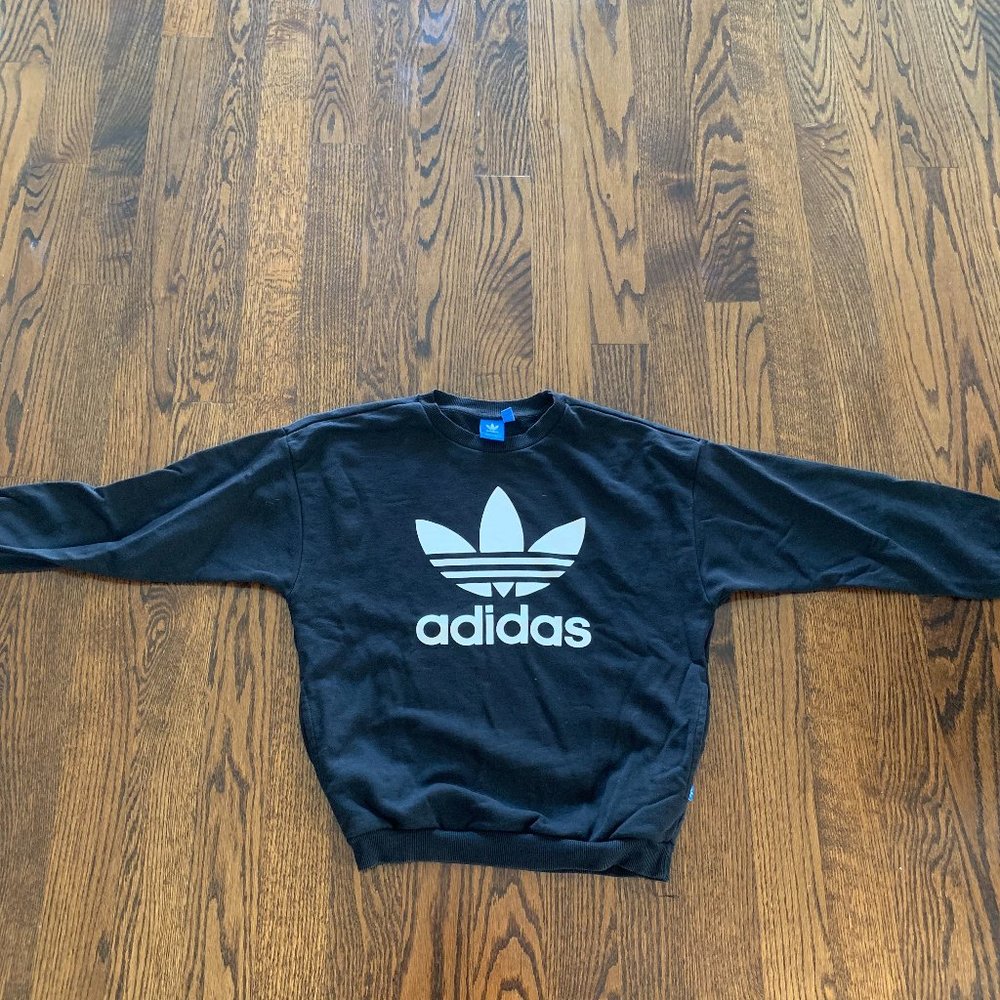 ADIDAS LOGO SWEATER - Fits like Size M